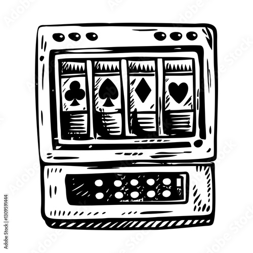 Vintage Casino and Betting Illustrations

