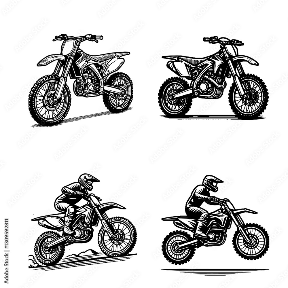 Obraz premium Dirt Bike