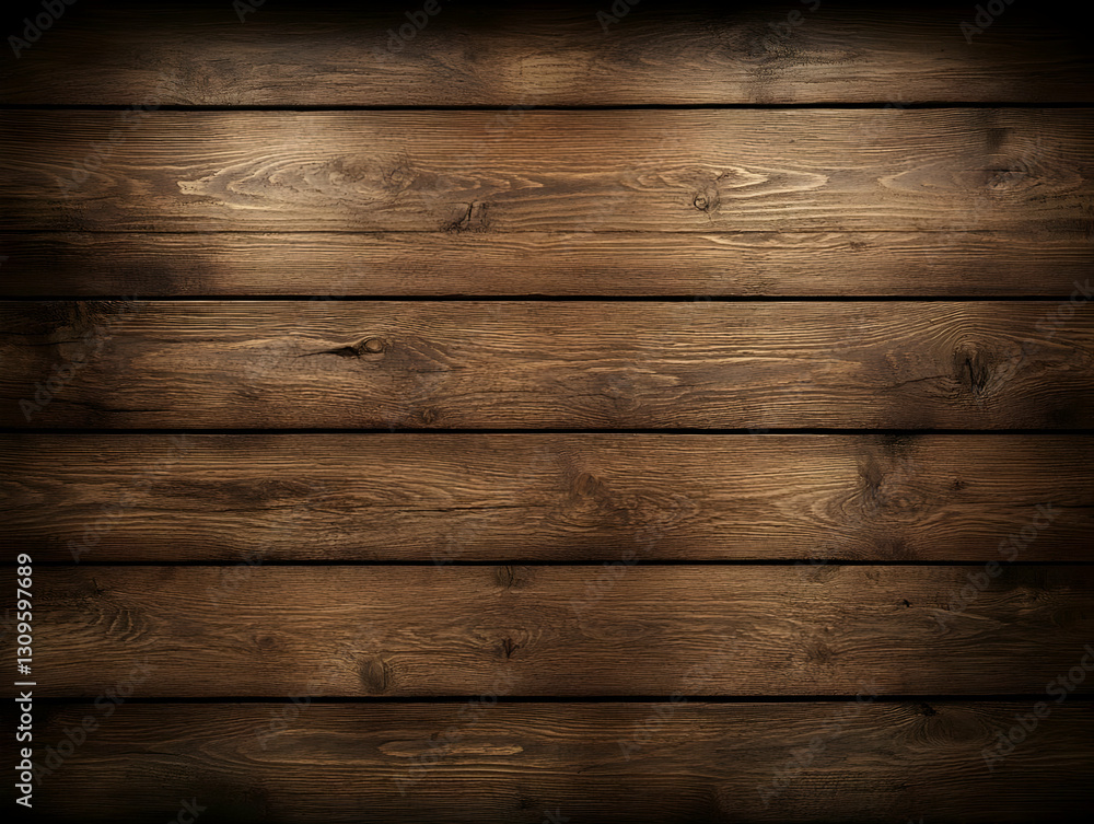Fototapeta premium Dark Brown Wooden Planks Background Texture