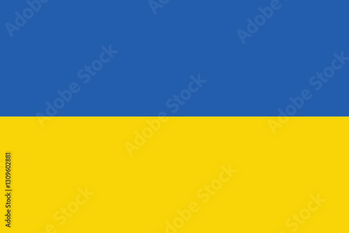 National of the Ukrainian Flag emblem graphic illustration.
