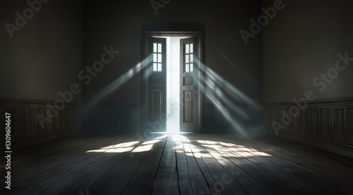 Hope's Horizon: Light Streaming Through an Open Portal