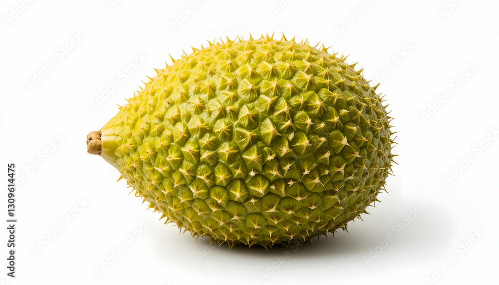 Isolated Jackfruit on White Background Fresh and Tropical Fruit Isolated Jackfruit on White Background Fresh and Tropical Fruit