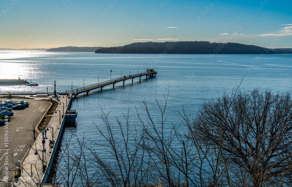 Fototapeta premium Pier From Above