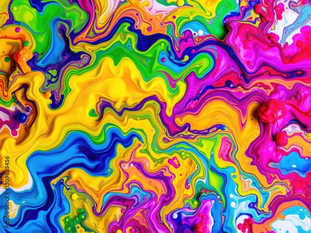 Vibrant mix of colorful ink swirling in water creating abstract patterns, vivid, swirl, mix Vibrant mix of colorful ink swirling in water creating abstract patterns, vivid, swirl, mix