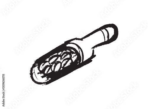 Illustration of an Handdrawn Coffee