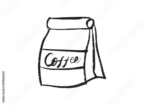 Illustration of an Handdrawn Coffee