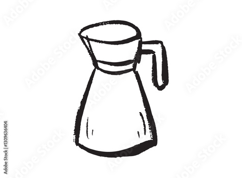 Illustration of an Handdrawn Coffee