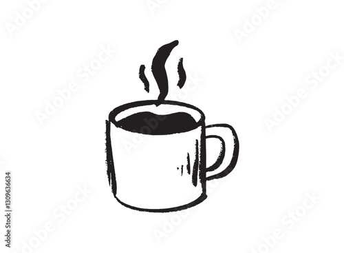 Illustration of an Handdrawn Coffee Cup