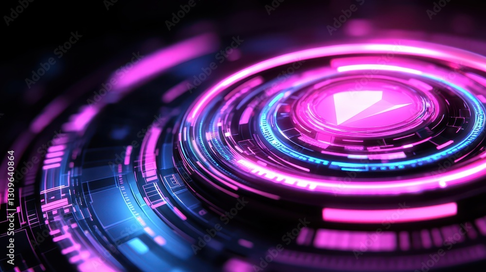 Radiant pink glow, captivating light display against dark backdrop pink Radiant pink glow, captivating light display against dark backdrop pink