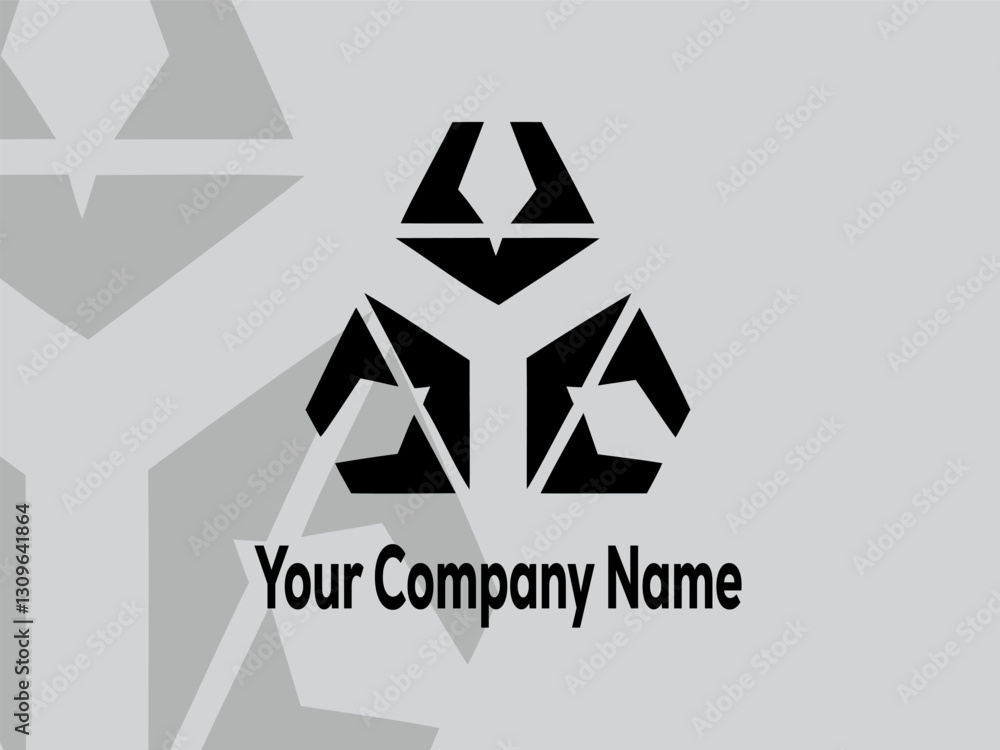 Fototapeta premium Abstract Geometric Logo Design