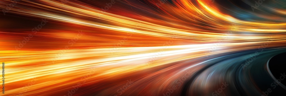 Speed Light Trails Abstract - Abstract of vibrant light trails, suggesting speed, energy, and movement. Dynamic streaks of orange, yellow, and white Speed Light Trails Abstract - Abstract of vibrant light trails, suggesting speed, energy, and movement. Dynamic streaks of orange, yellow, and white