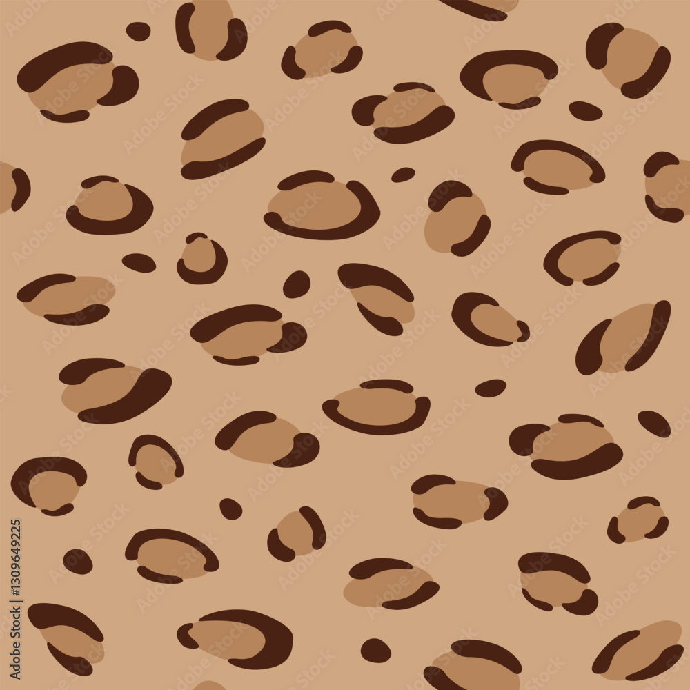 Fototapeta premium ヒョウのシームレスパターン