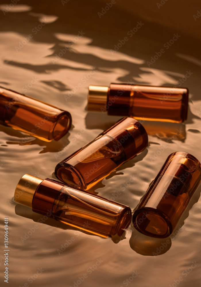 Brown scheme Beauty Product Photography in water
Brown scheme Beauty Product Photography in water