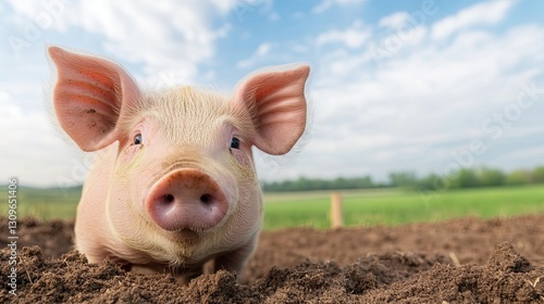 Sustainable Livestock and Agroforestry Practices, A regenerative pig farming system using deep bedding and composting to create a waste-free, odor-controlled environment while enriching the soil.