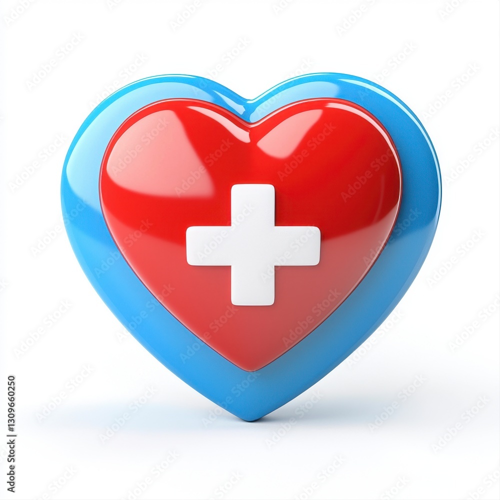 Symbolic heart with a cross embedded inside representing love and faith in a spiritual and emotional context Symbolic heart with a cross embedded inside representing love and faith in a spiritual and emotional context