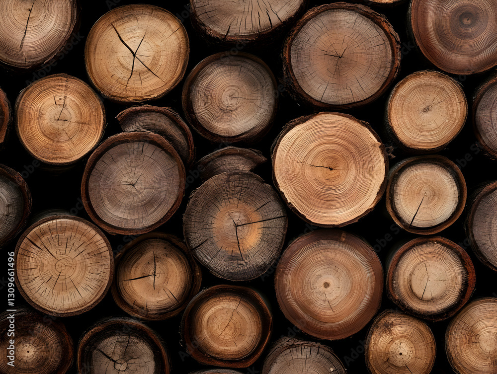 Wood Texture Background, Tree Rings Illustration Wood Texture Background, Tree Rings Illustration