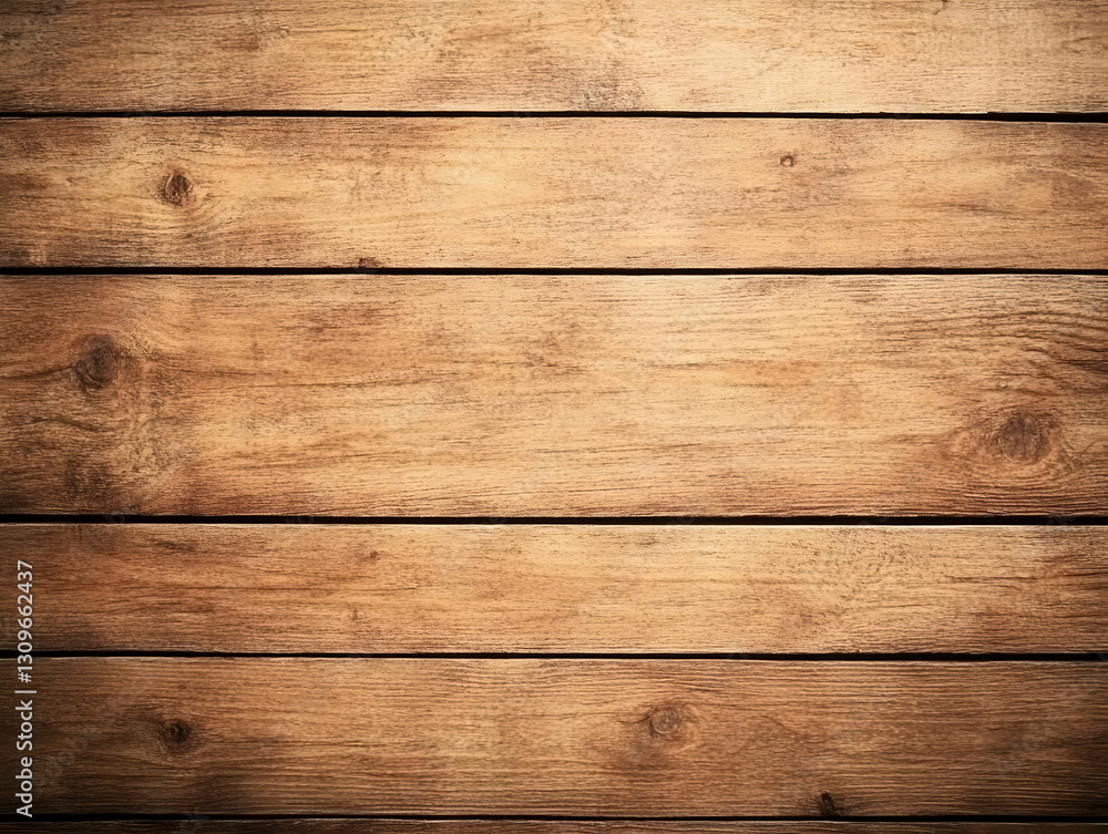 Naklejka premium Brown Wooden Plank Background Texture