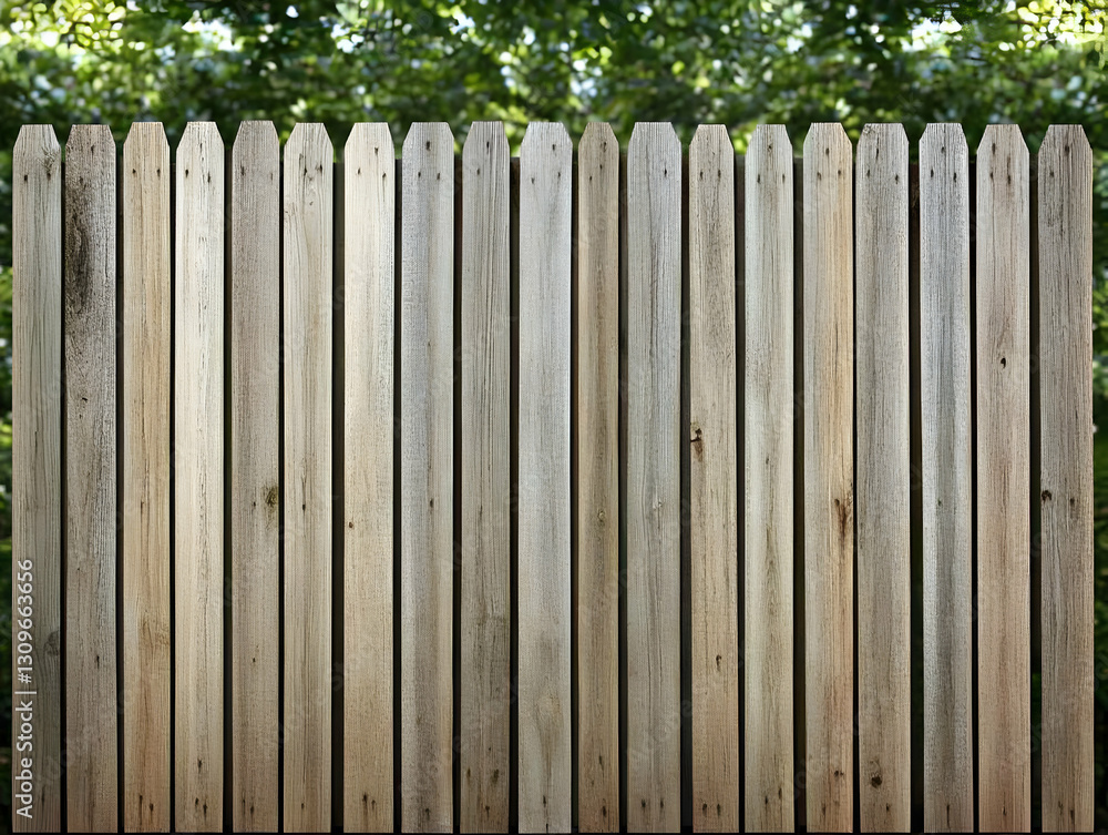Fototapeta premium Wooden Fence Background Image