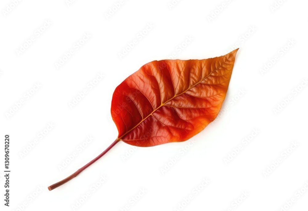 Single wilting leaf isolated on pure white backdrop, isolated object, crisp Single wilting leaf isolated on pure white backdrop, isolated object, crisp