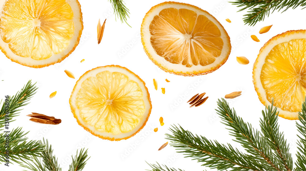 seamless pattern with lemon slices seamless pattern with lemon slices