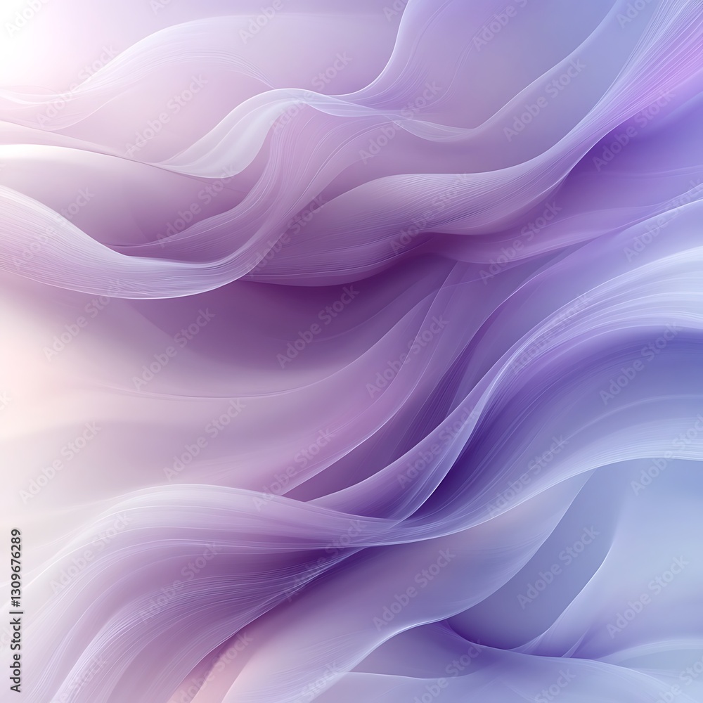 Fototapeta premium Abstract Purple and Blue Swirling Fabric Design