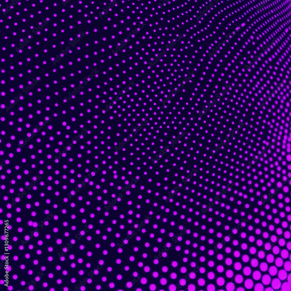 Abstract Purple Dotted Wave Pattern Design