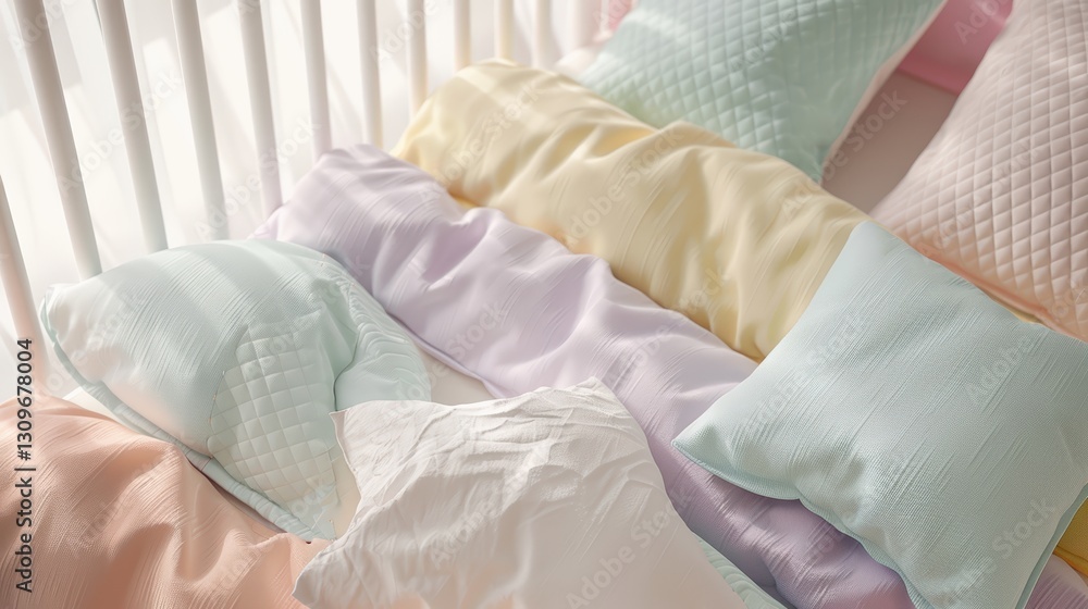 Pastel Crib Bedding for Soft Baby Textiles. Pastel Crib Bedding for Soft Baby Textiles.