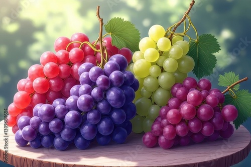 Wallpaper Mural Vibrant Manga Artistry Showcasing Ripened Fruit Arrangement Torontodigital.ca