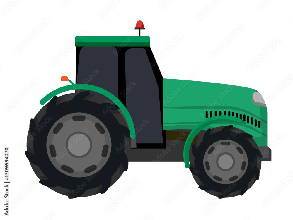 Obraz premium Green Tractor