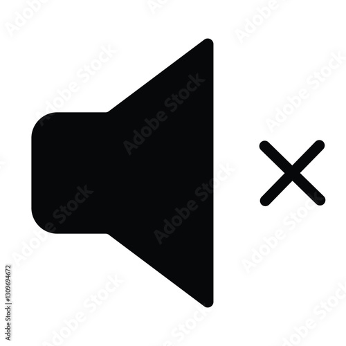 mute sound icon