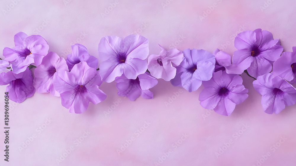 Obraz premium Beautiful bouquet of lilac, pink, and blue flowers in full bloom