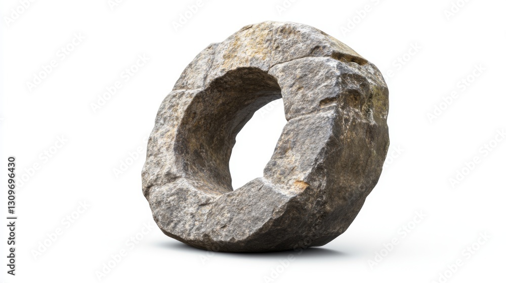This is a unique stone sculpture in a circular shape. It symbolizes strength and resilience. Perfect for home decor or artistic inspiration. Generative AI This is a unique stone sculpture in a circular shape. It symbolizes strength and resilience. Perfect for home decor or artistic inspiration. Generative AI