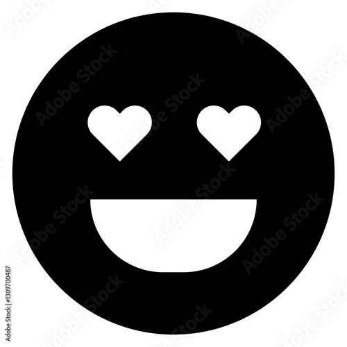 face love solid icon