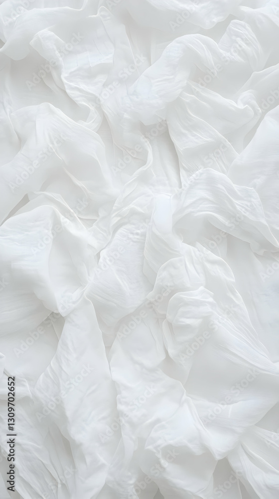 Obraz premium White Fabric Drape Abstract Background Illustration