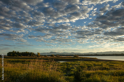 Clouds over Cascade Lake, Idaho