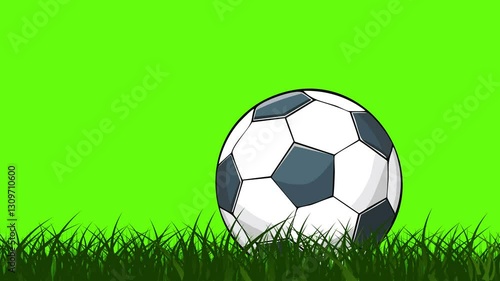 soccer ball on green grass