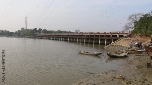 Wallpaper Mural A partial view of the Sonagazi Muhuri Irrigation Project Sluice Gate located on the Feni Muhuri River in the Feni district of Chittagong division. Torontodigital.ca