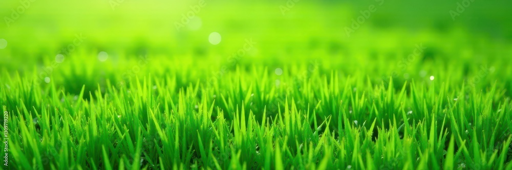 Lush green grass field, perfectly manicured, isolated , botany, picture Lush green grass field, perfectly manicured, isolated , botany, picture