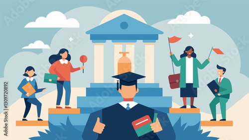 In a culture where hierarchy and societal expectations are emphasized students may feel immense pressure to attend prestigious universities even if it. Vector illustration