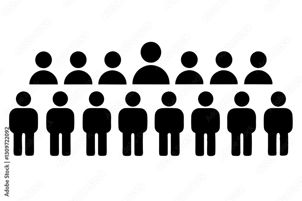 People icon set in trendy flat style. Persons symbol for infographics, website design, branding, marketing, presentations, logo, app, UI, UX, digital media, graphic design, templates, business, commun People icon set in trendy flat style. Persons symbol for infographics, website design, branding, marketing, presentations, logo, app, UI, UX, digital media, graphic design, templates, business, commun