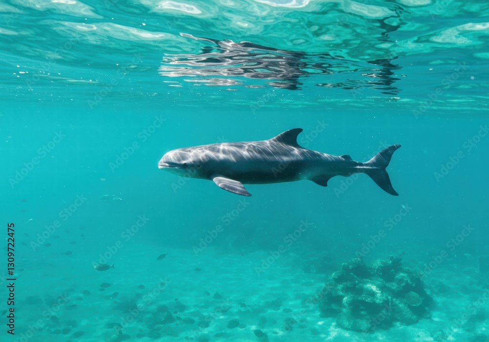 Obraz premium Vaquita Porpoise – The World's Rarest Marine Mammal