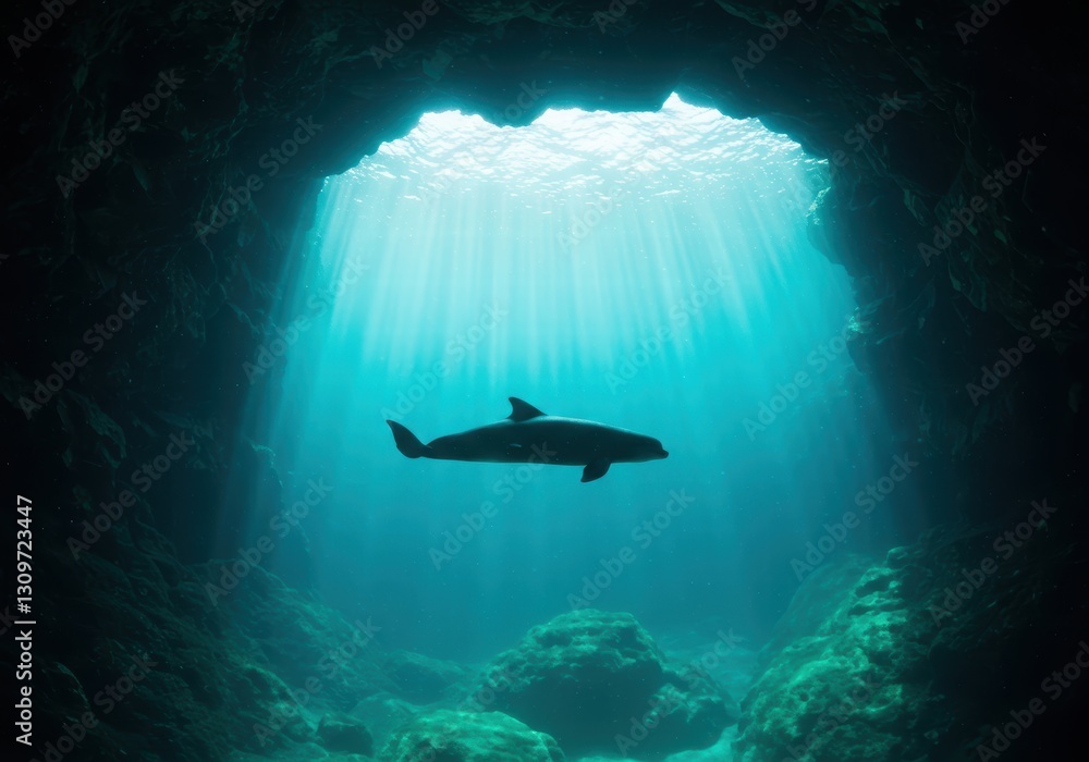 Fototapeta premium Vaquita Porpoise – The World's Rarest Marine Mammal