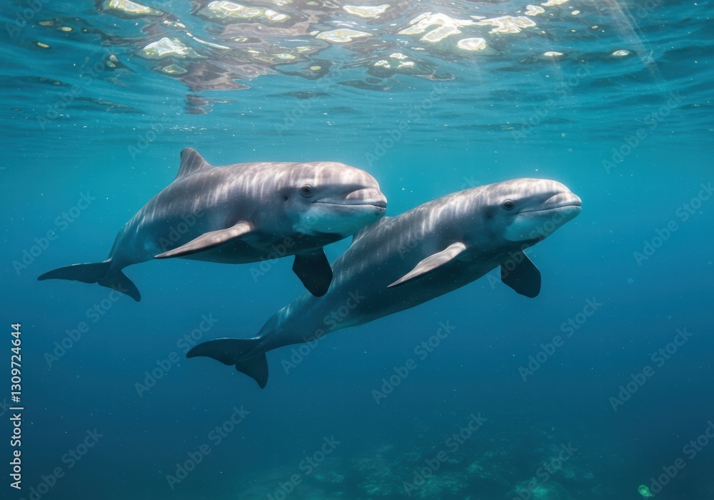 Fototapeta premium Vaquita Porpoise – The World's Rarest Marine Mammal