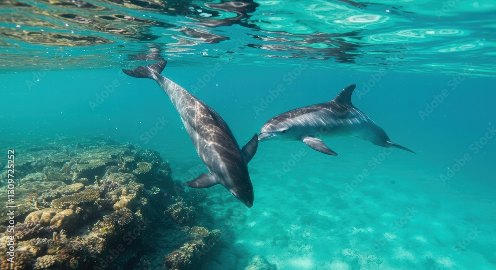 Fototapeta premium Vaquita Porpoise – The World's Rarest Marine Mammal