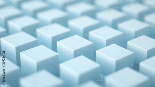 Fototapeta Naklejka Na Ścianę i Meble -  white cubes background