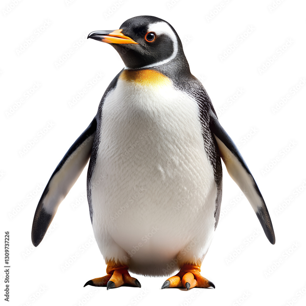 Obraz premium penguin isolated on white background