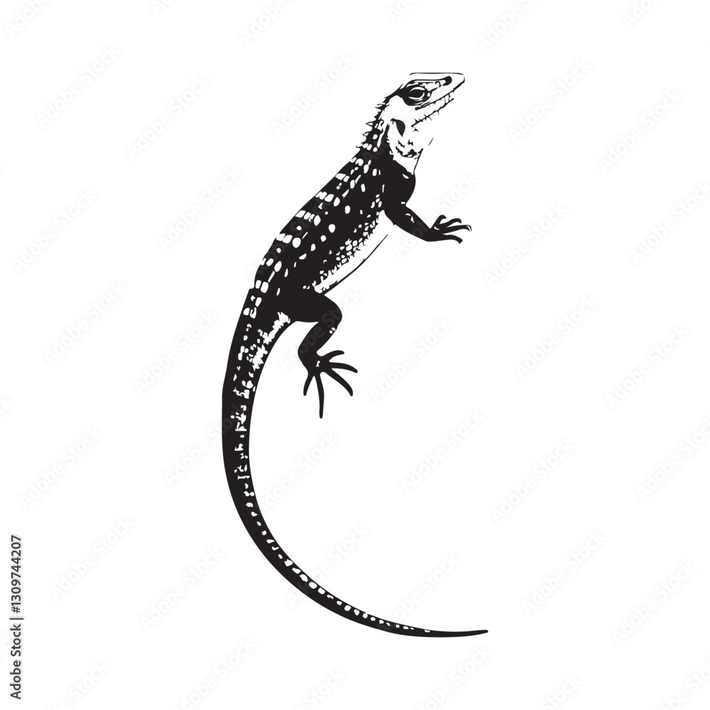 Naklejka premium Lizard Vector