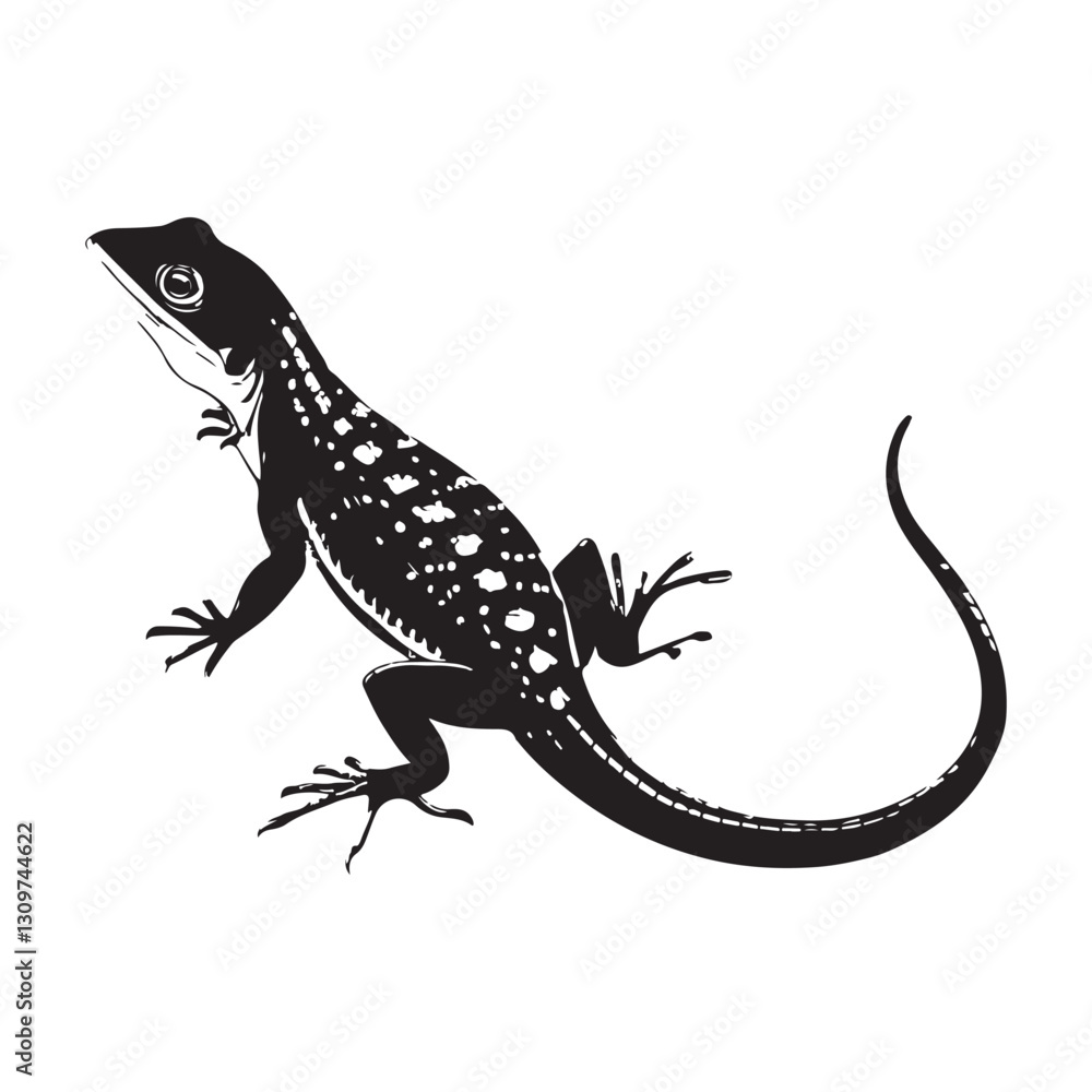 Naklejka premium Lizard Vector