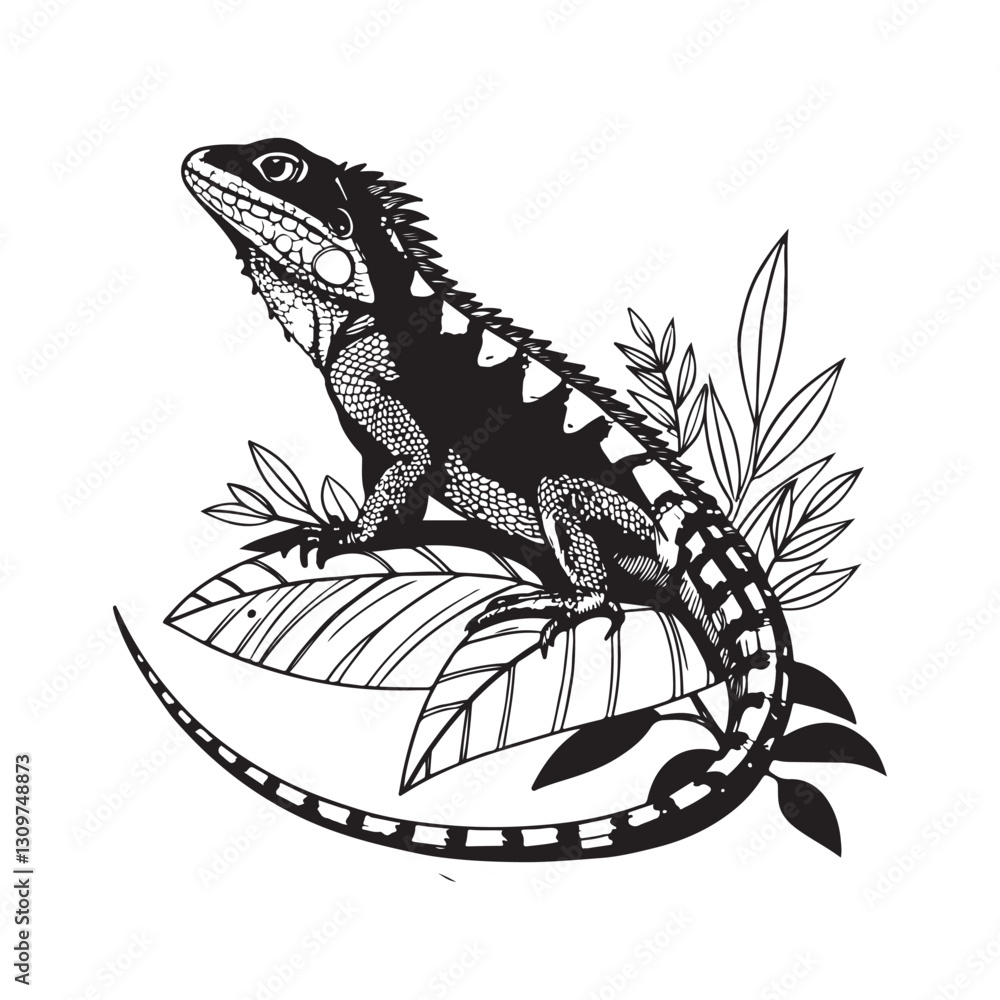 Fototapeta premium Lizard Vector