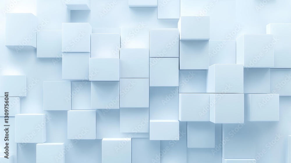 white cubes background white cubes background